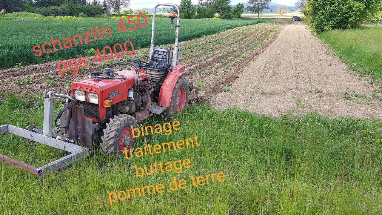 suite des pdt - binnage, traitement, buttage