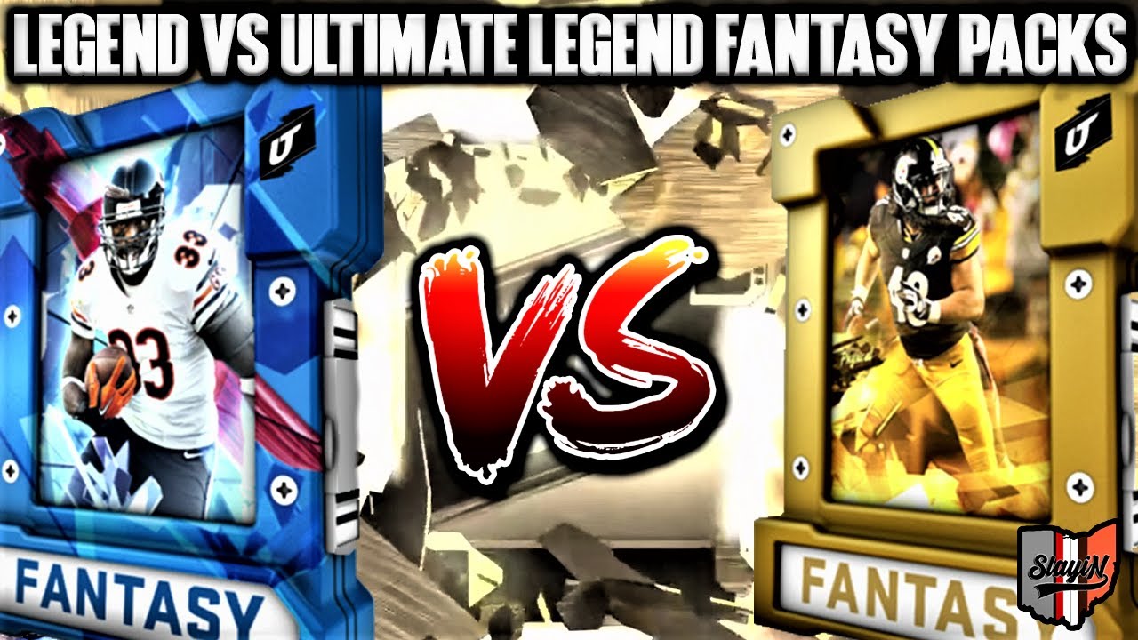 WHAT'S BETTER? ULTIMATE LEGEND VS LEGEND FANTASY PACKS? YOU WON'T BELIEVE IT! Madden 20 Pack Opening