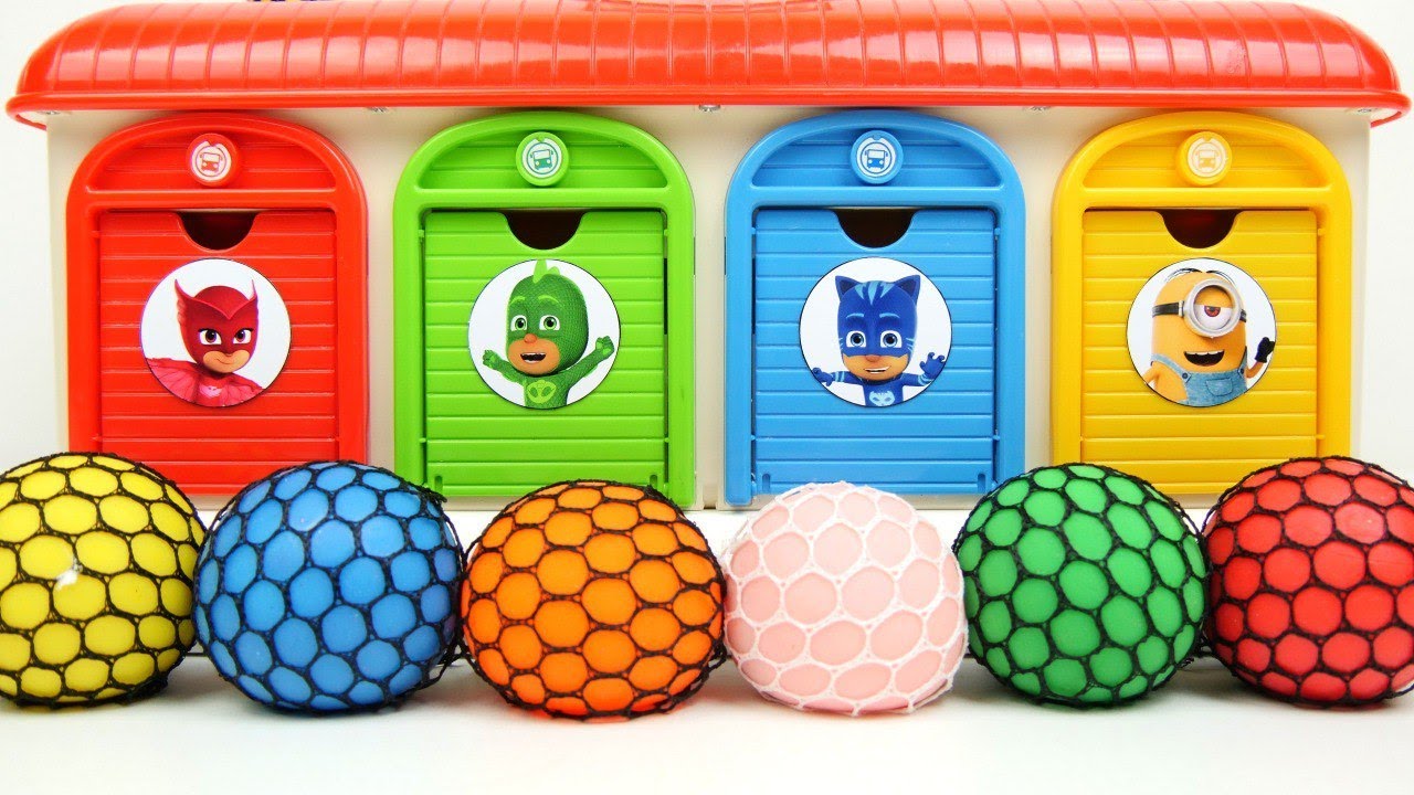 Satisfying Garage ASMR | Making 6 Color Syress Balls Mixing un 4 Color Super Sonic Garage Doors ASMR