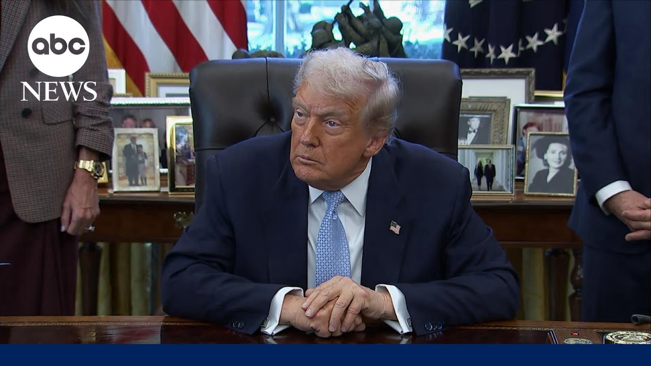 Trump delivers remarks on Venezuela, tariffs and Epstein files