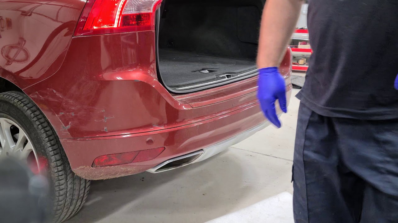 how to remove back bumper on a 2015 volvo xc60...