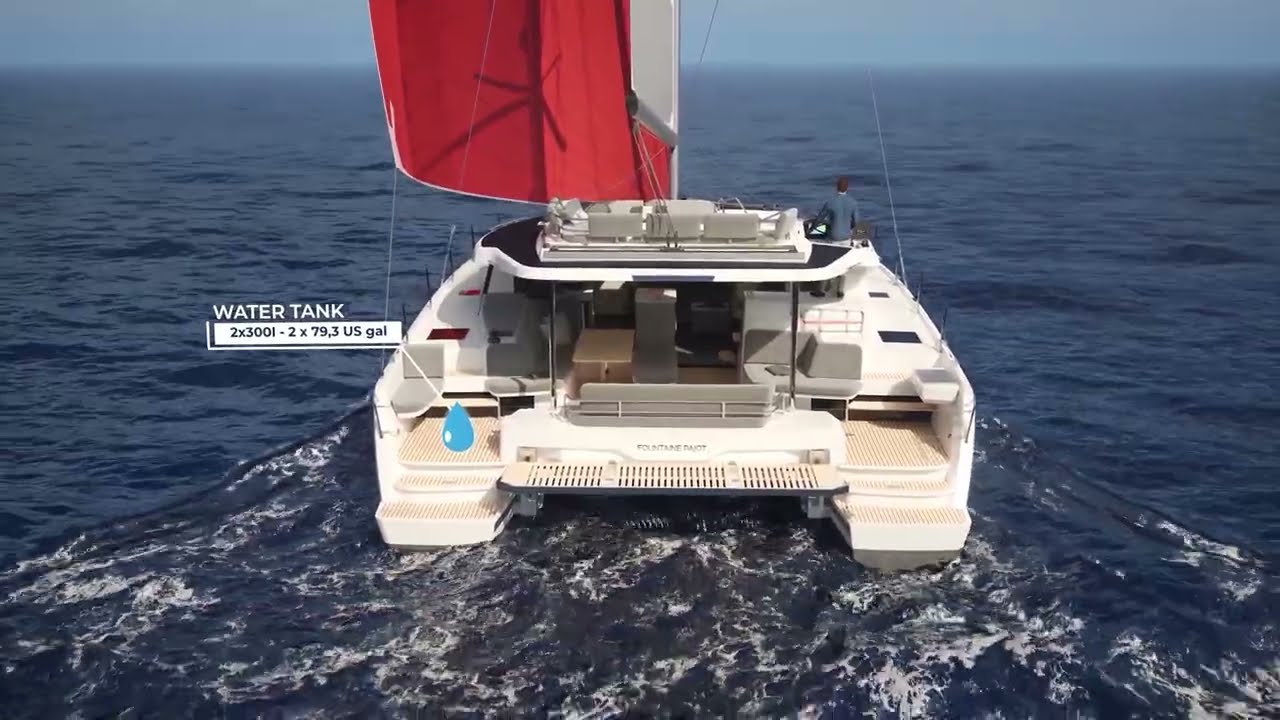 Walkthrough | Fountaine Pajot 44 Sailing Catamaran. (3D)