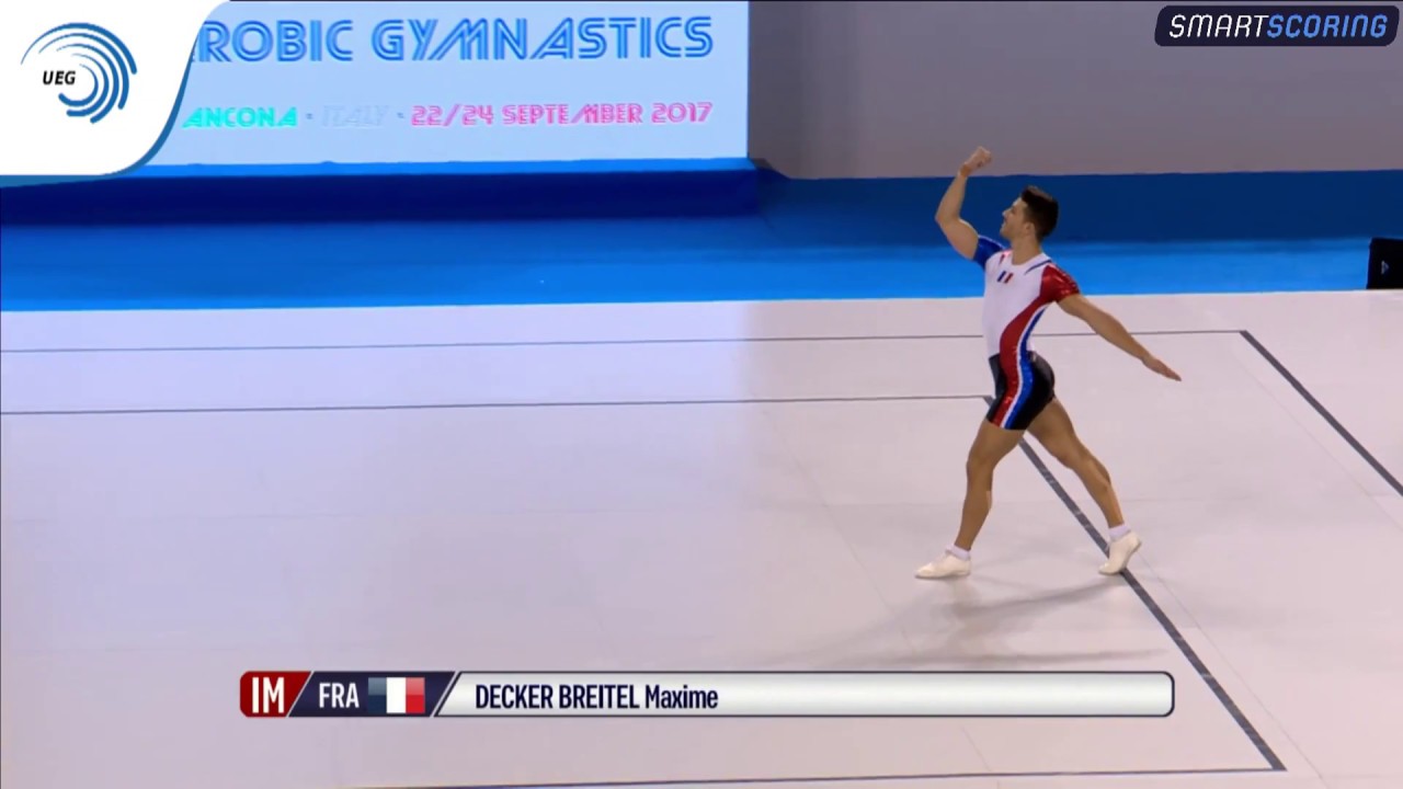 Maxime DECKER BREITEL (FRA) - 2017 Aerobics Europeans, individual men final