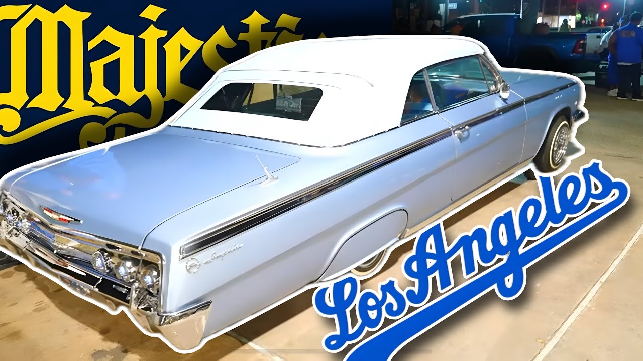 Lowrider weekend in Los Angeles! California trip #2 Car show in parking lot!