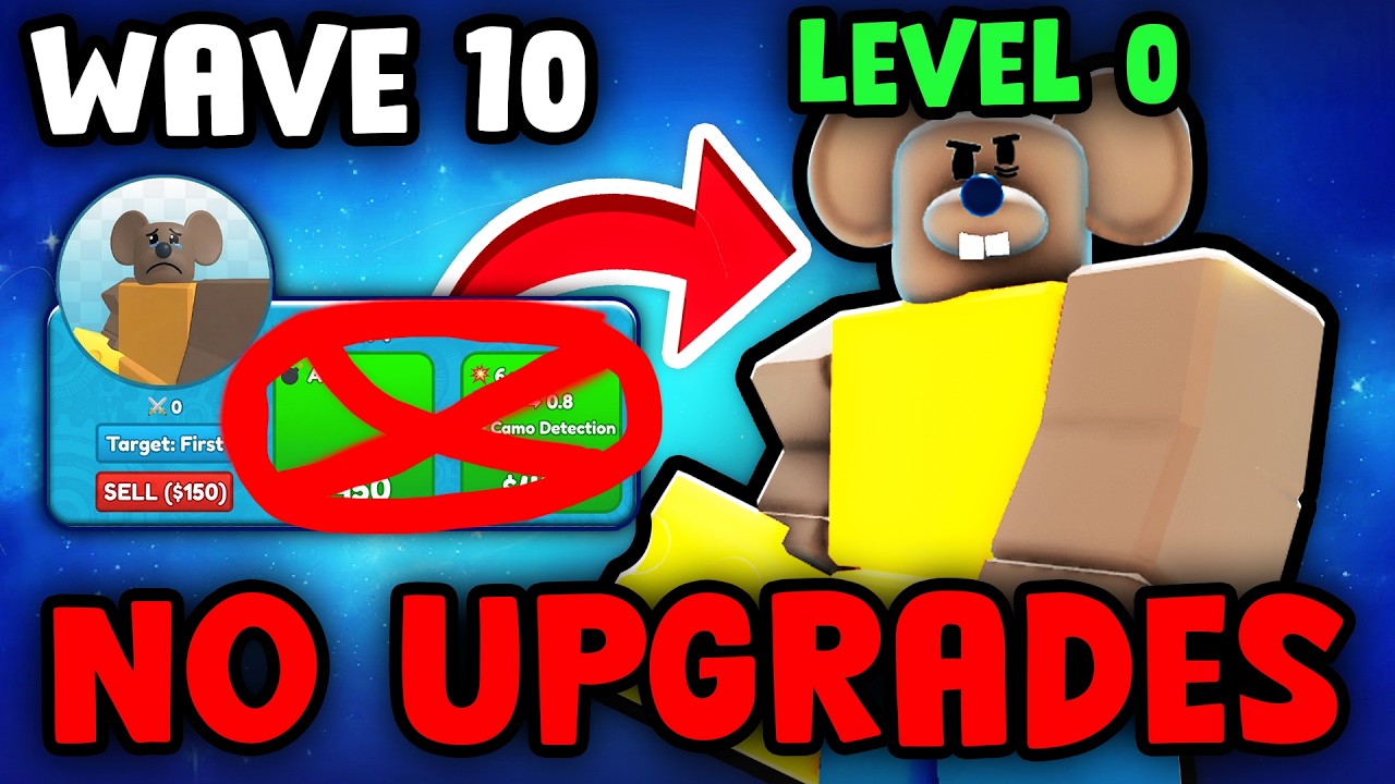 Cheese TD But I Can&rsquo;t Upgrade Until Wave 10