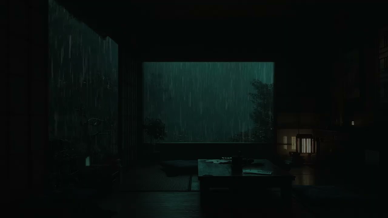 Rain Sounds in a Tranquil Garden(No Ads) 🌧 | For Deep Sleep & Relaxation