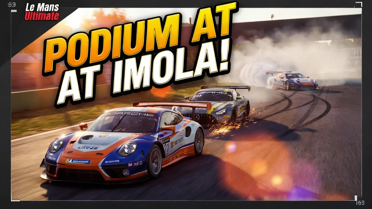 Podium at Imola! Tough Defending...