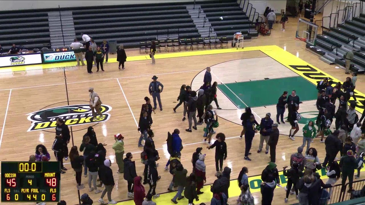 Odessa High School vs Mount Pleasant High School Boys' Varsity Basketball