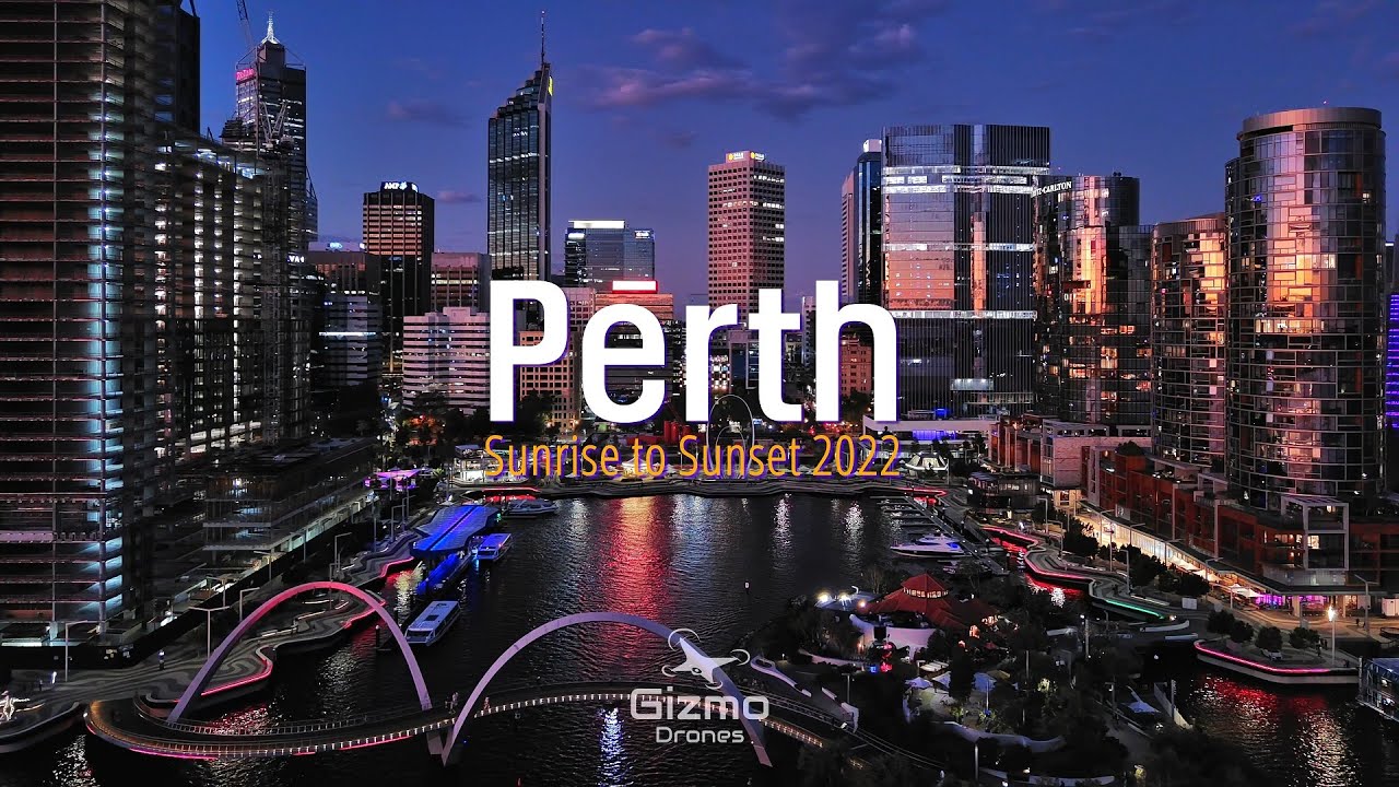 Perth Sunrise to Sunset 4K - Autel Nano+ with Freewell ND filters