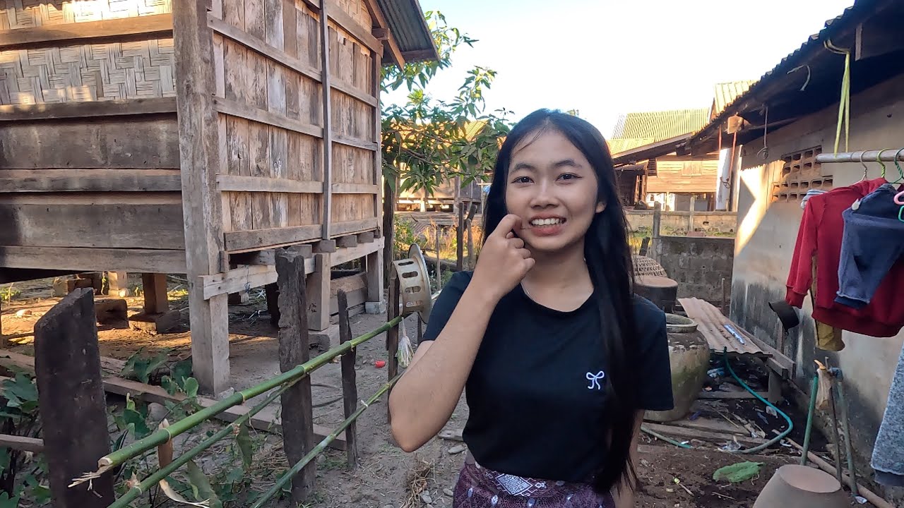 บ่าวนายไปกินตำบ้านสาวลาวอร่อยมาก