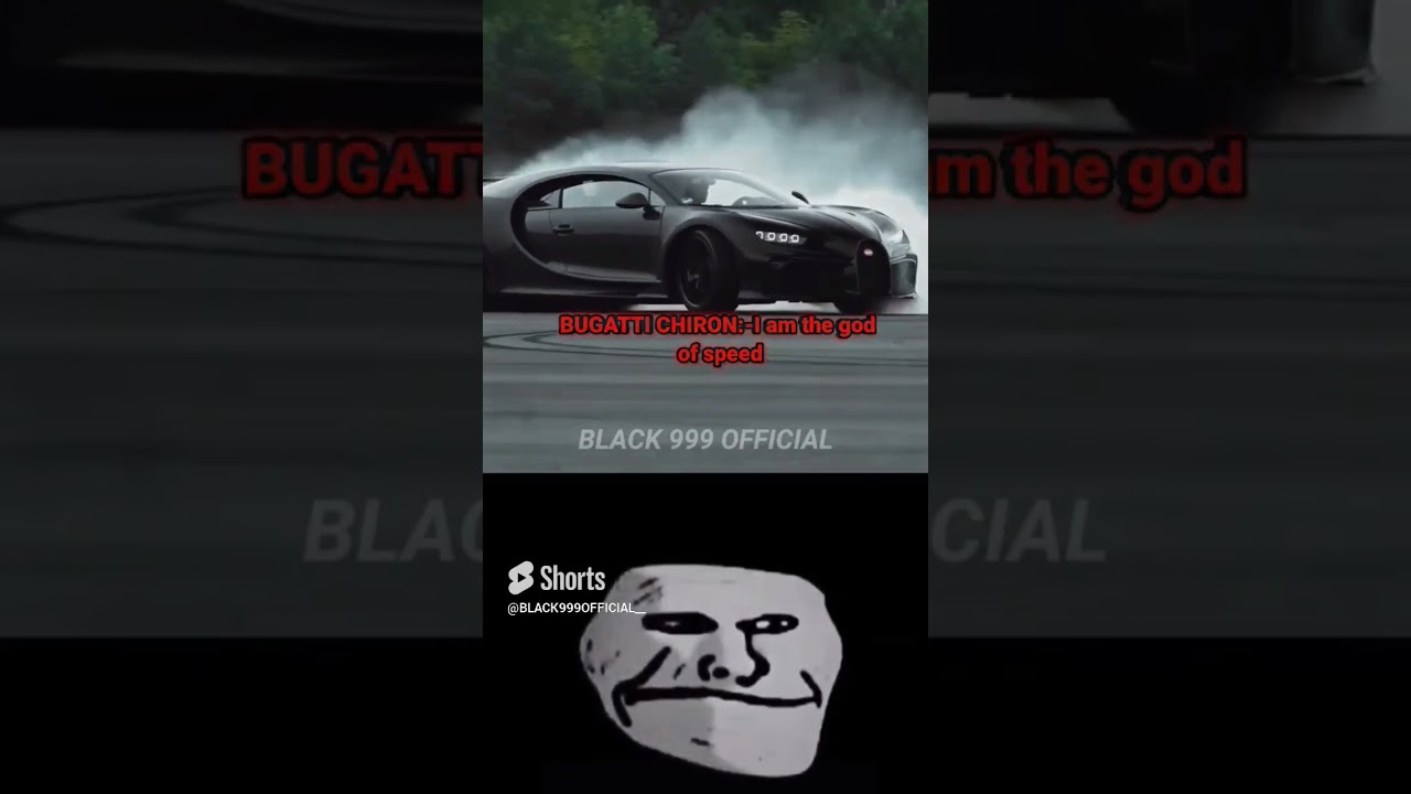 Bugatti Chiron VS Koenigsegg Jesko    #shorts #supra #koenigseggjesko #toyota #trollge #trollface