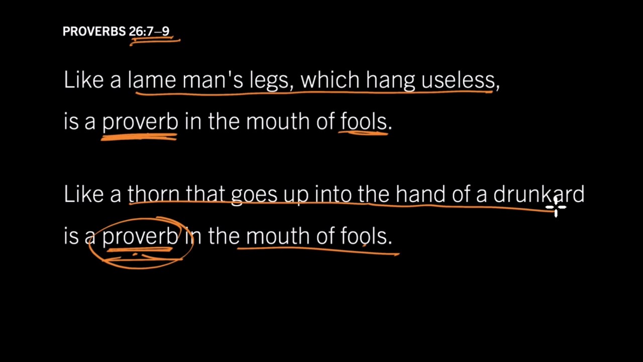 Four Ways to Become Wise: Proverbs 26:4–5, Part 1