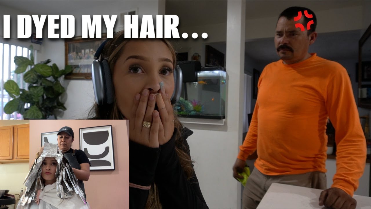 DYING MY HAIR (without my dad knowing...)
