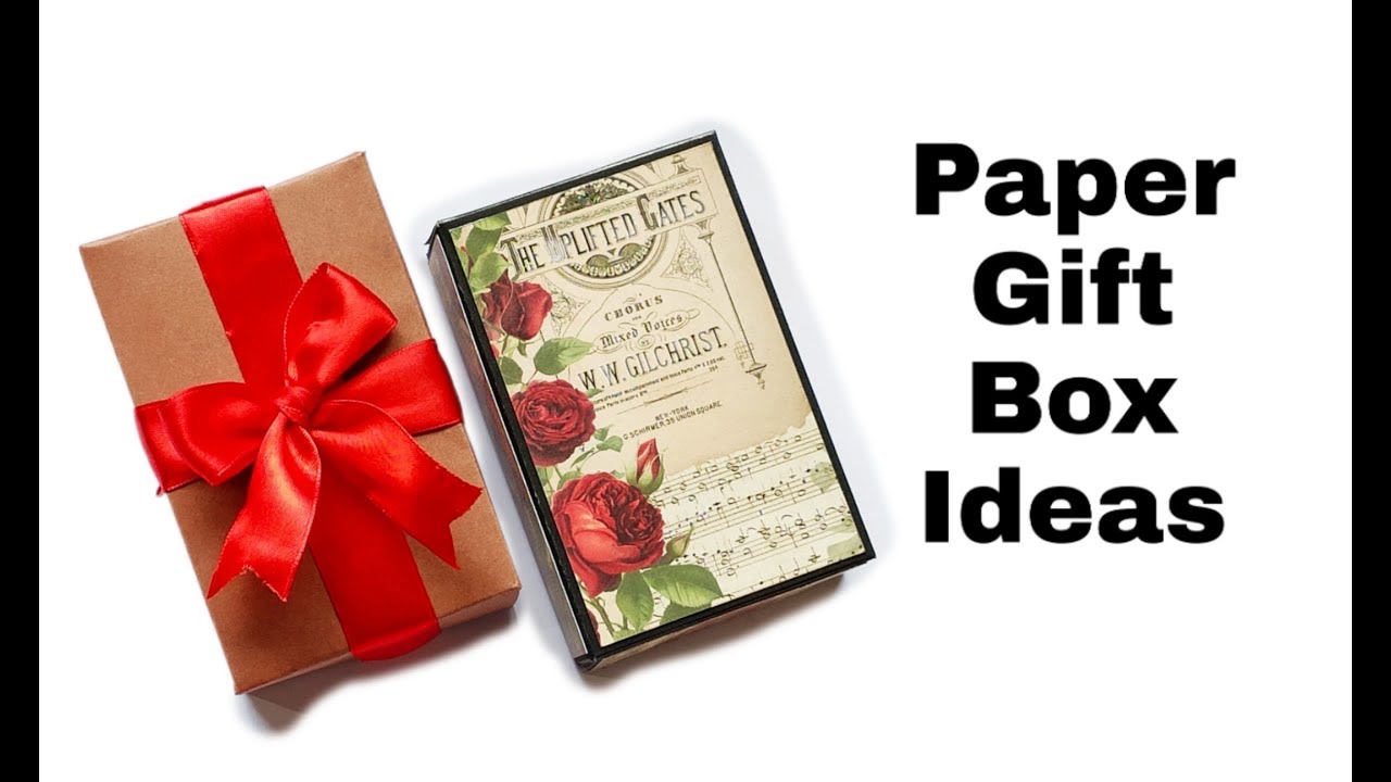 How to Make a Paper Gift Box | DIY Gift Ideas