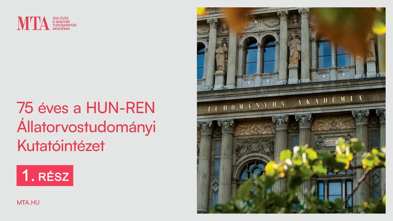 75 éves a HUN-REN Állatorvostudományi Kutatóintézet (1. rész)