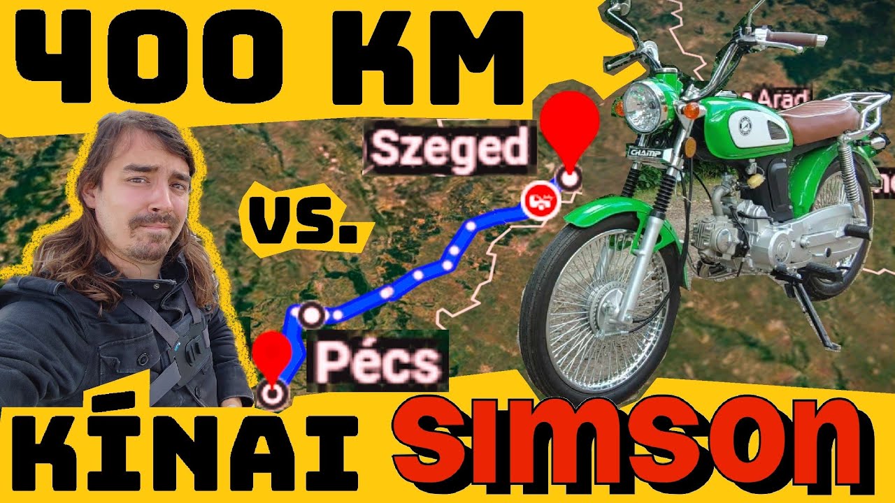 Kínai, 50-es motorral 400 kilométert? Megpróbáltam!