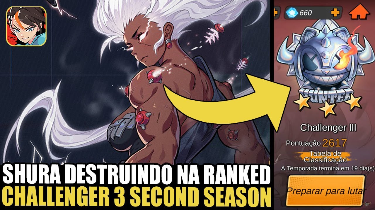 CAPTOR CLASH - SHURA ESTA NO PVP RANKED!! GETTING CHALLENGER 3 IN RANKED!!