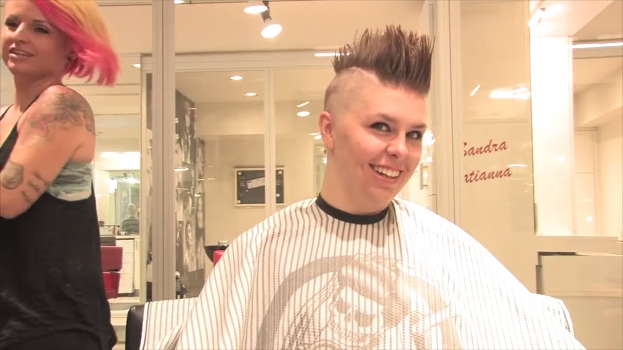 Destinee LV - Pt 1: Fauxhawk w/ Shaved Sides (Free Video)