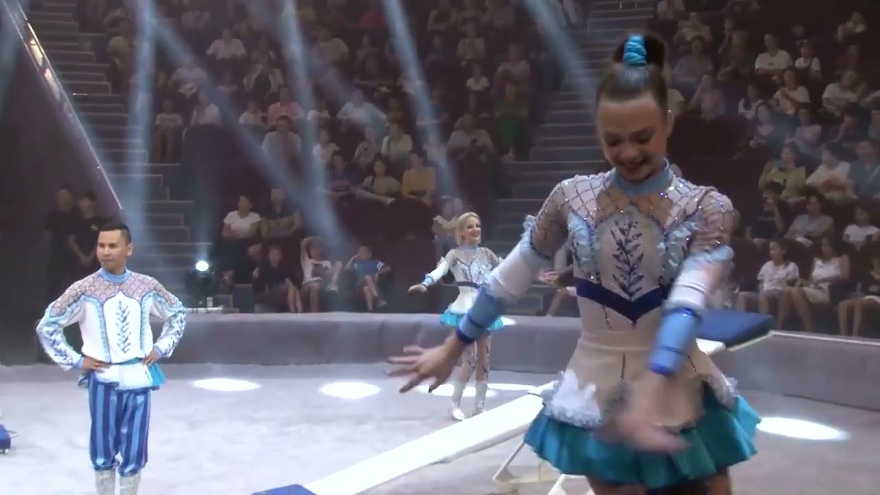 Almaty Circus Festival 2023. Программа А. 16. Акробаты на подкидных досках (Россия)