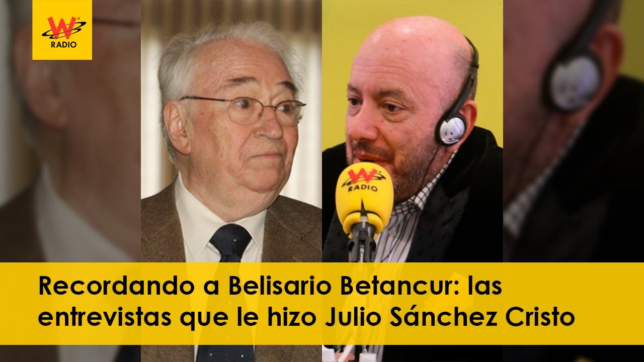 Recordando a Belisario Betancur: las entrevistas que le hizo Julio Sánchez Cristo