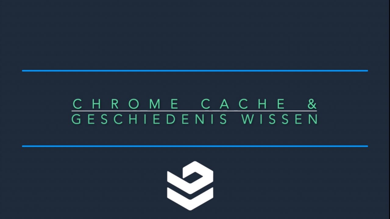 Google Chrome - Cache legen en Geschiedenis wissen