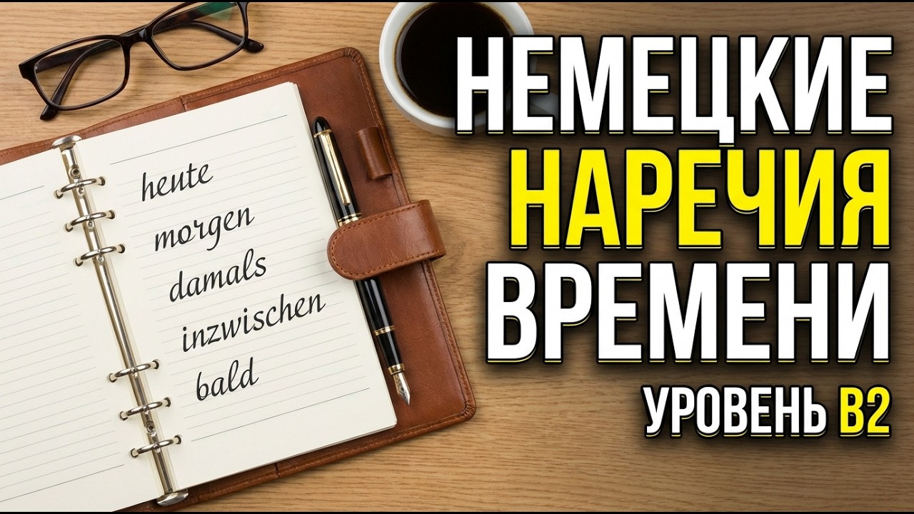 Немецкий язык  🇩🇪 Немецкие наречия времени 🔰 B2