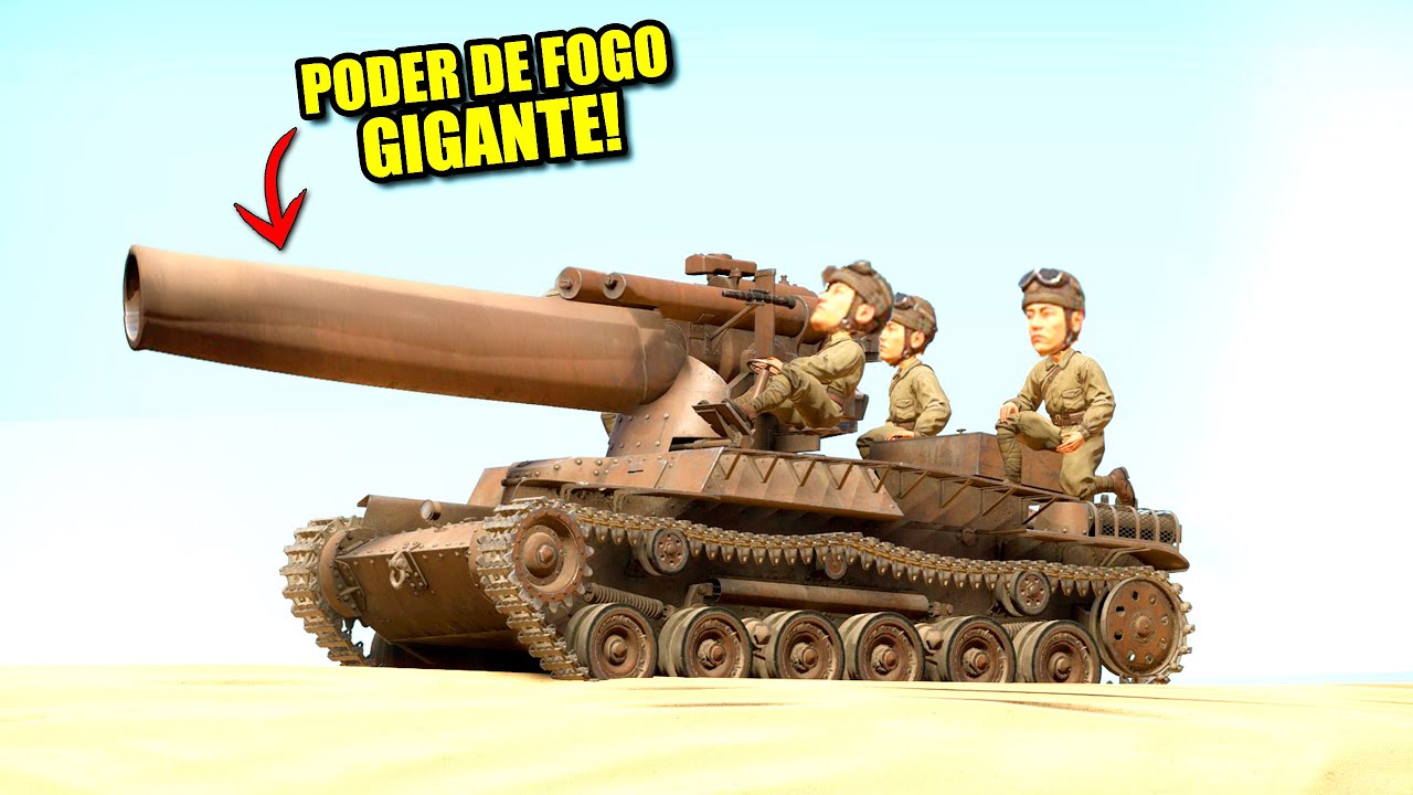 o JAPÃO equipou um dos Seus Tanques Mais Simples Com um Canhao NAVAL - Warthunder PT - BR