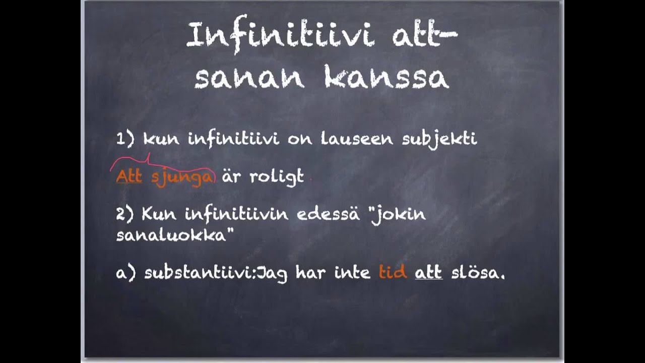 Infinitiivi