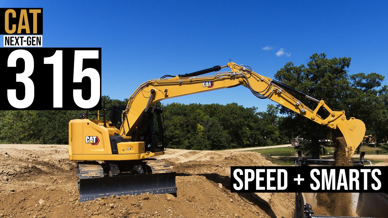 Cat's All-New 315 Excavator is All About Speed