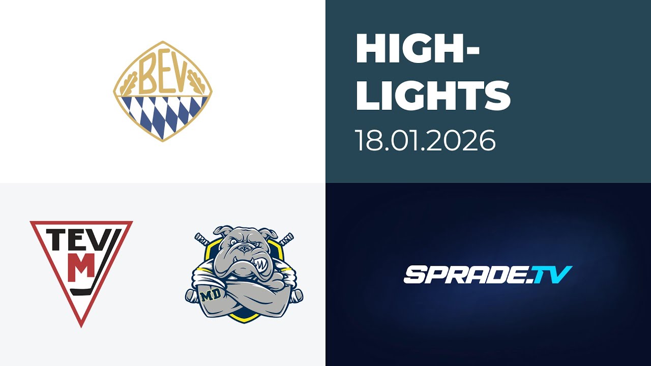 18.01.2026 - Highlights - TEV Miesbach vs. Schweinfurt Mighty Dogs