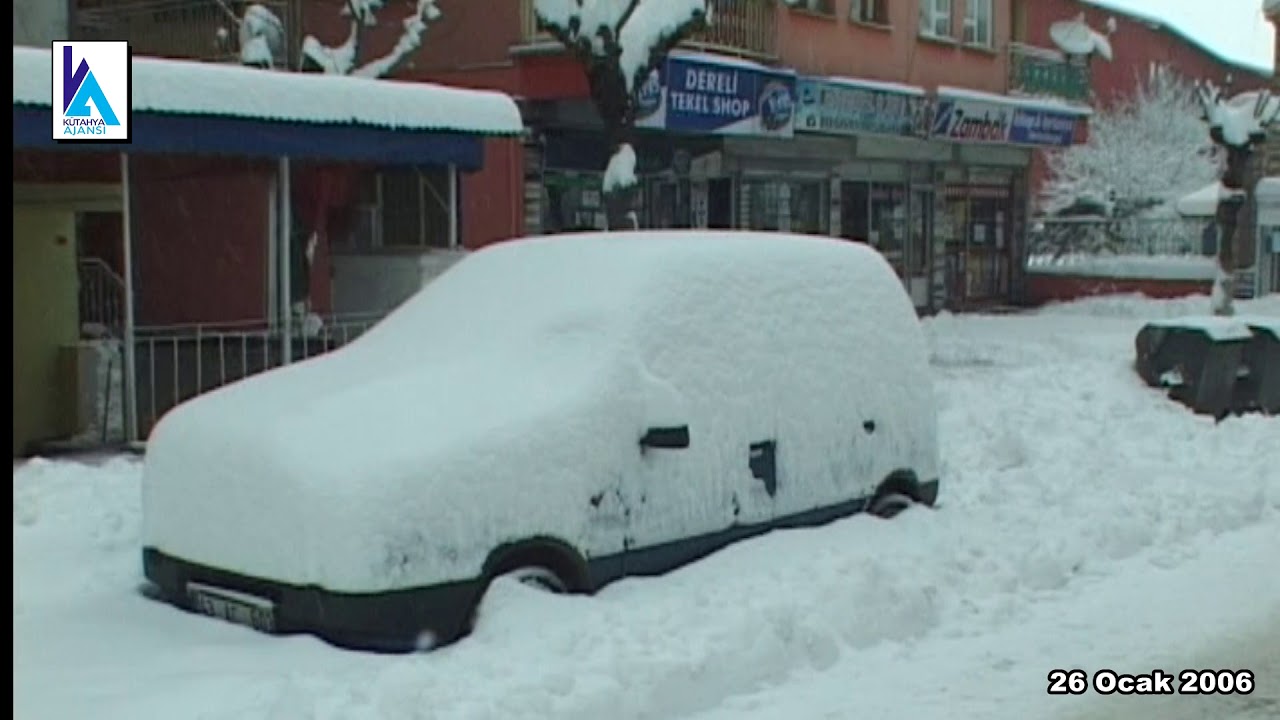Kütahya'da kar yağışı 2006 yılı