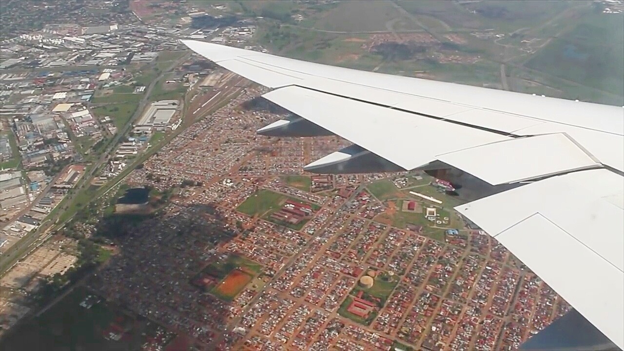Lufthansa 747-8 Frankfurt - Johannesburg Safety, Takeoff, Inflight, Landing LH572
