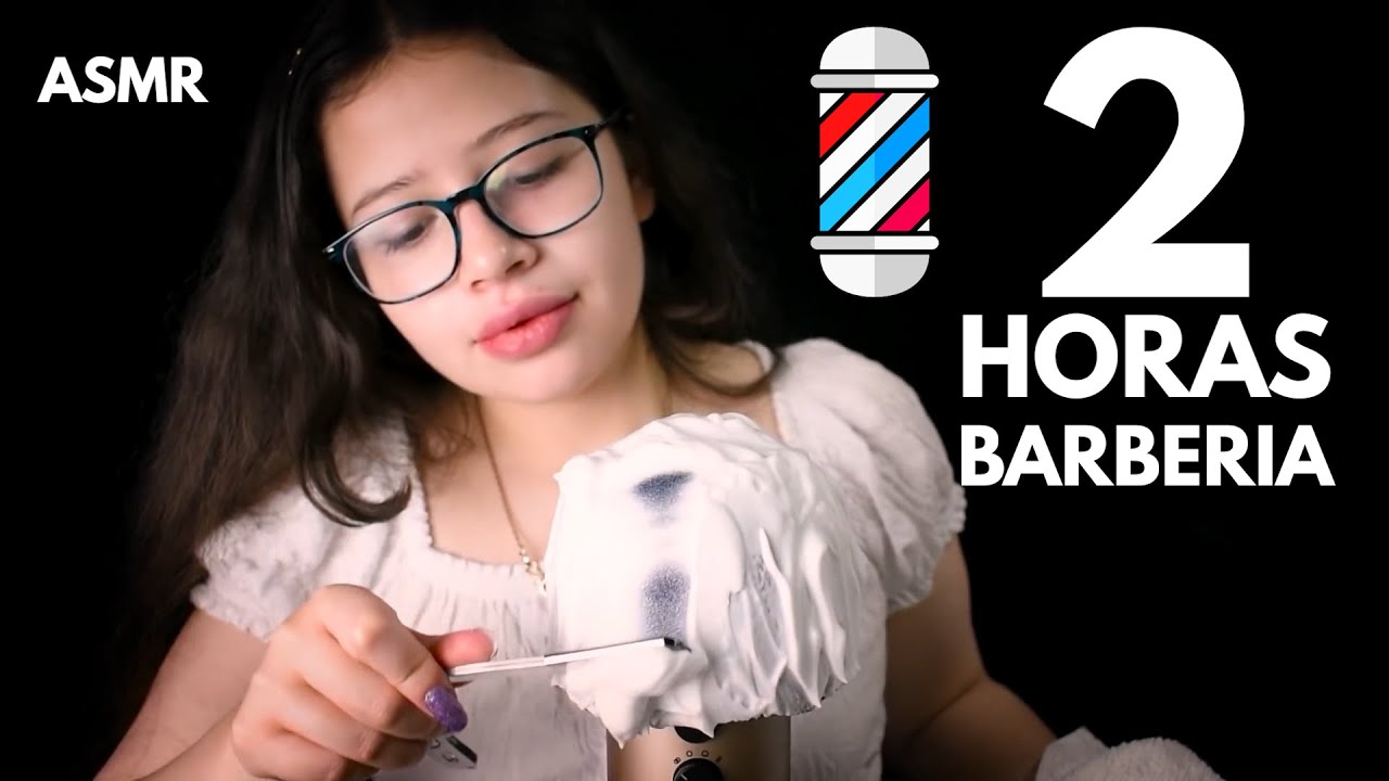 Asmr Corto y arreglo tu Barba🧔🏻 2 Horas de 💈BARBERIA para DORMIR 😴 Vivalen ASMR