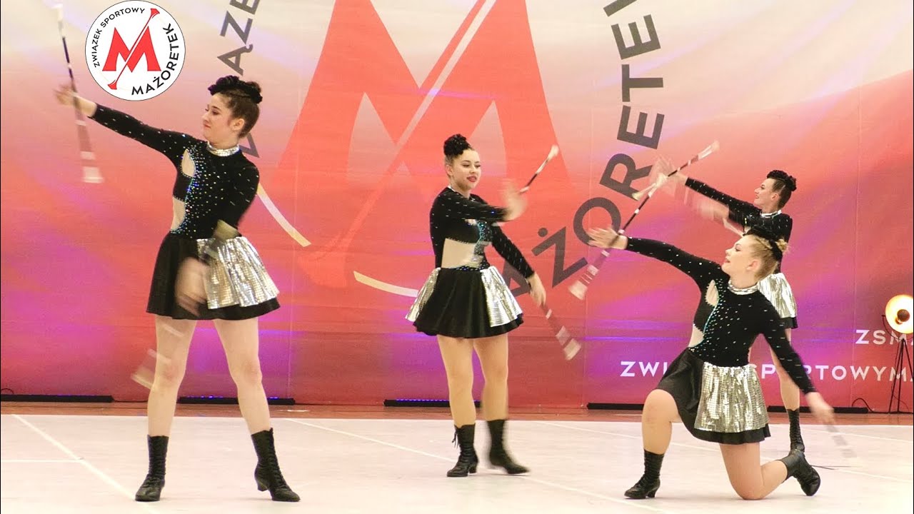 *AZARIA Piekary Śląskie* - 2Baton mini senior- Racibórz 2024 - Mażoretki