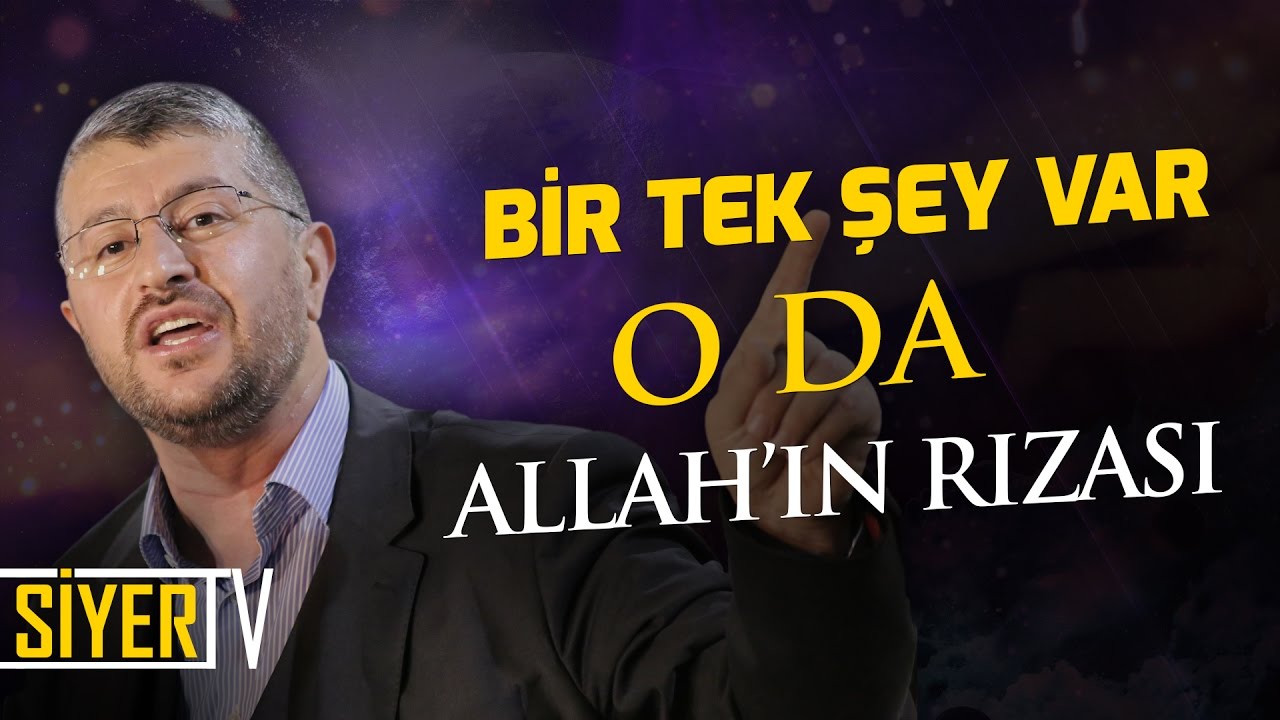 Bir Tek Şey Var O Da Allah'ın Rızası! | Muhammed Emin Yıldırım
