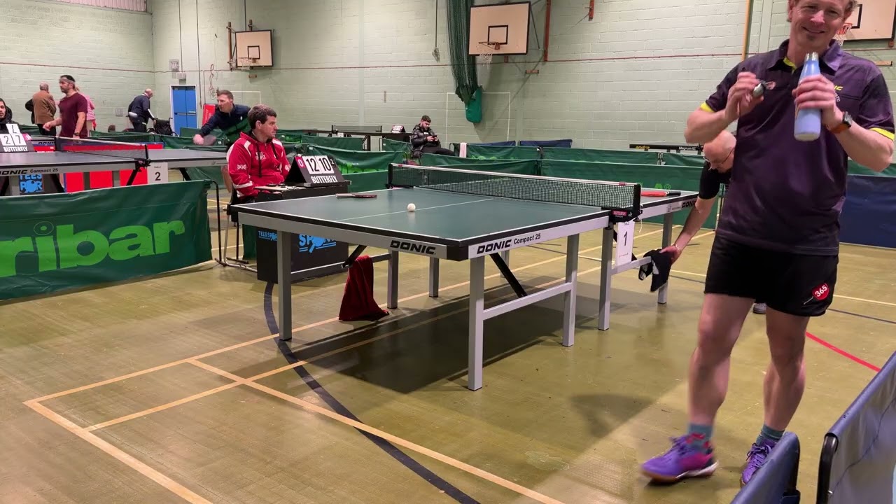 FINAL! Rory Scott Vs Evgeni Genchev Horsham Spinners TTC 2 Star Burgess Hill Veterans 8/3/26. 