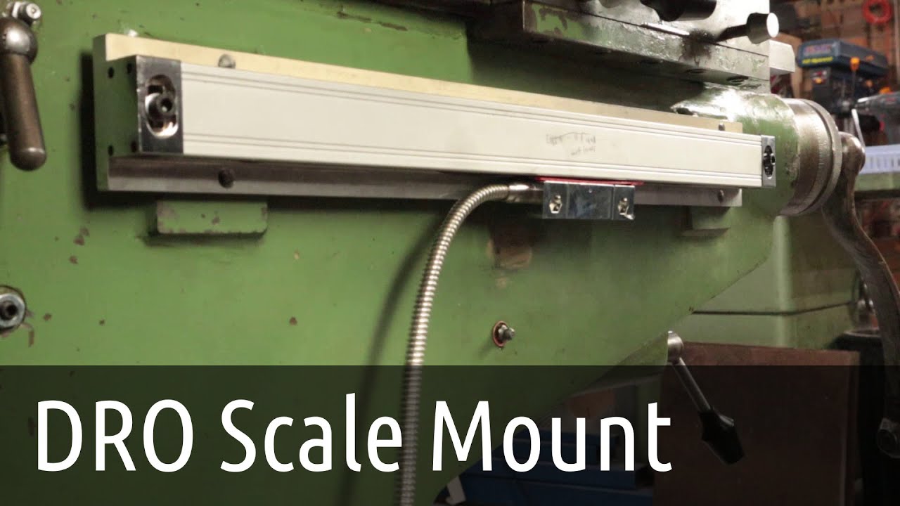 Installing a Mill DRO - Y Axis Scale