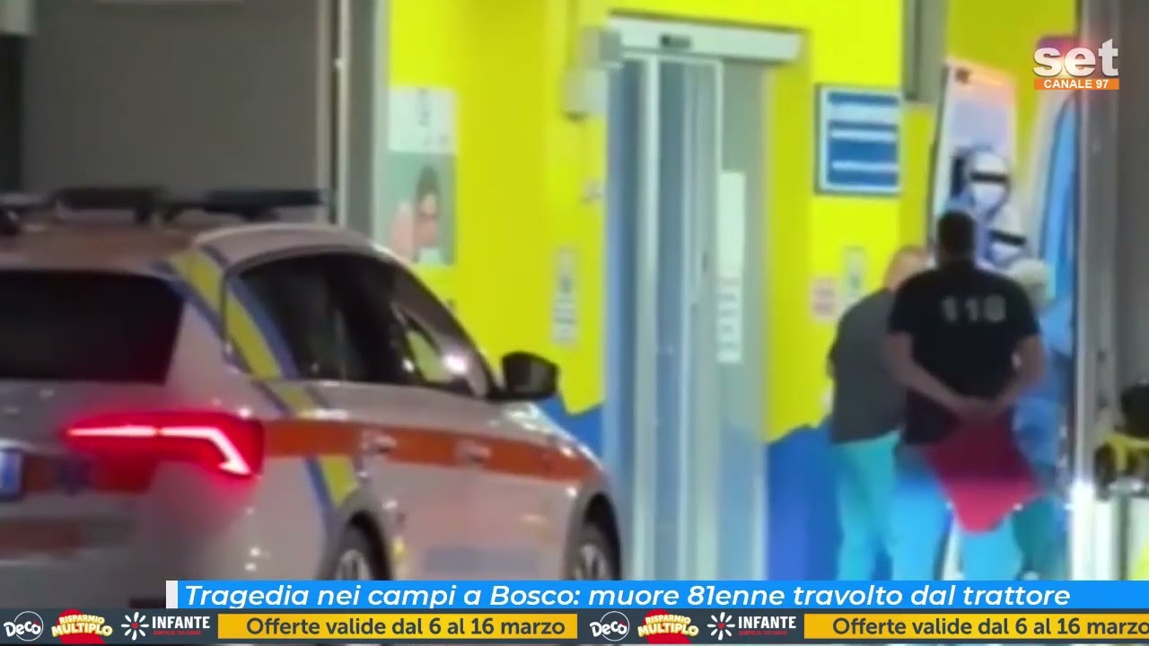 Tragedia nei campi a Bosco: muore 81enne travolto dal trattore