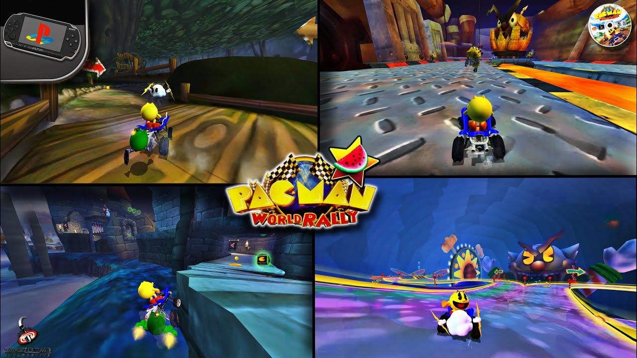 Watermelon Cup 🍉 || NightMare DIfficulty🥶💀 || Pac-Man World Rally [2006] || Smart Bomb Interactive