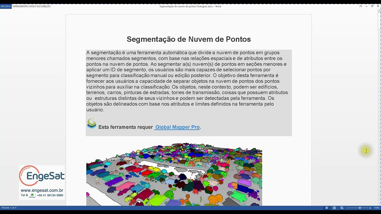 Global Mapper PRO V25 Segmentação de nuvem de pontos