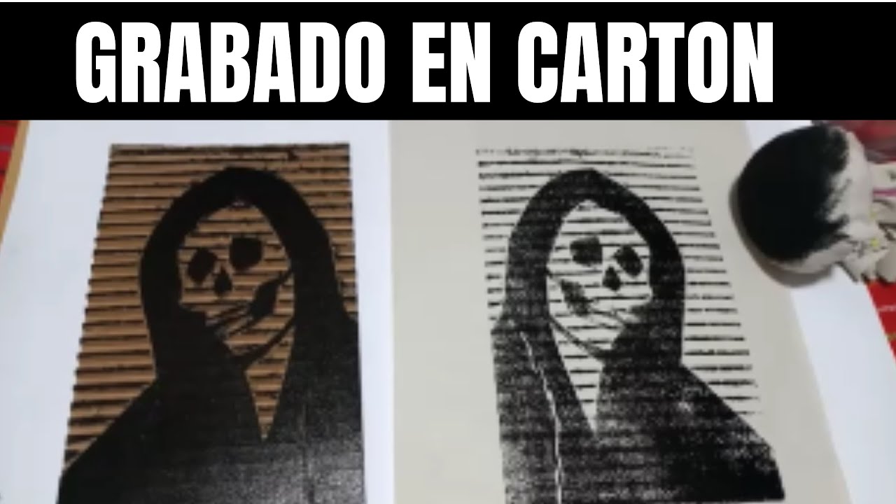 grabado en cartón | grabado casero