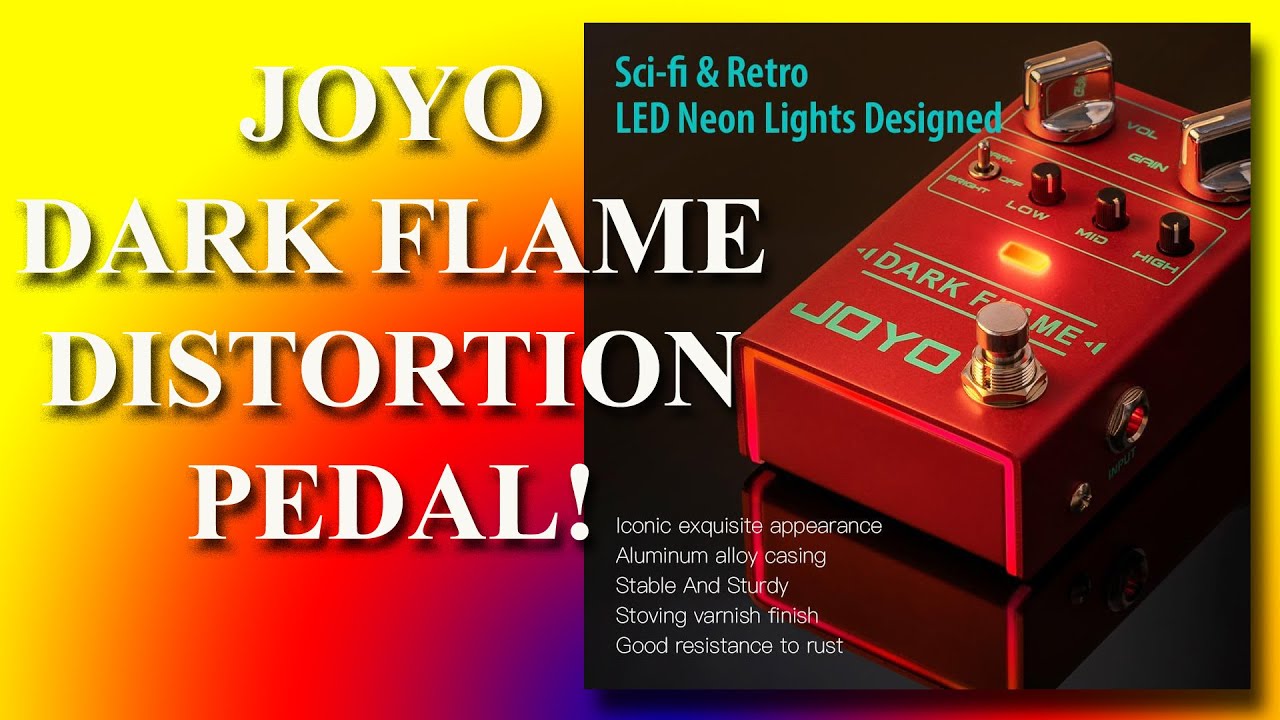 JOYO DARK FLAME DISTORTION PEDAL DEMO!