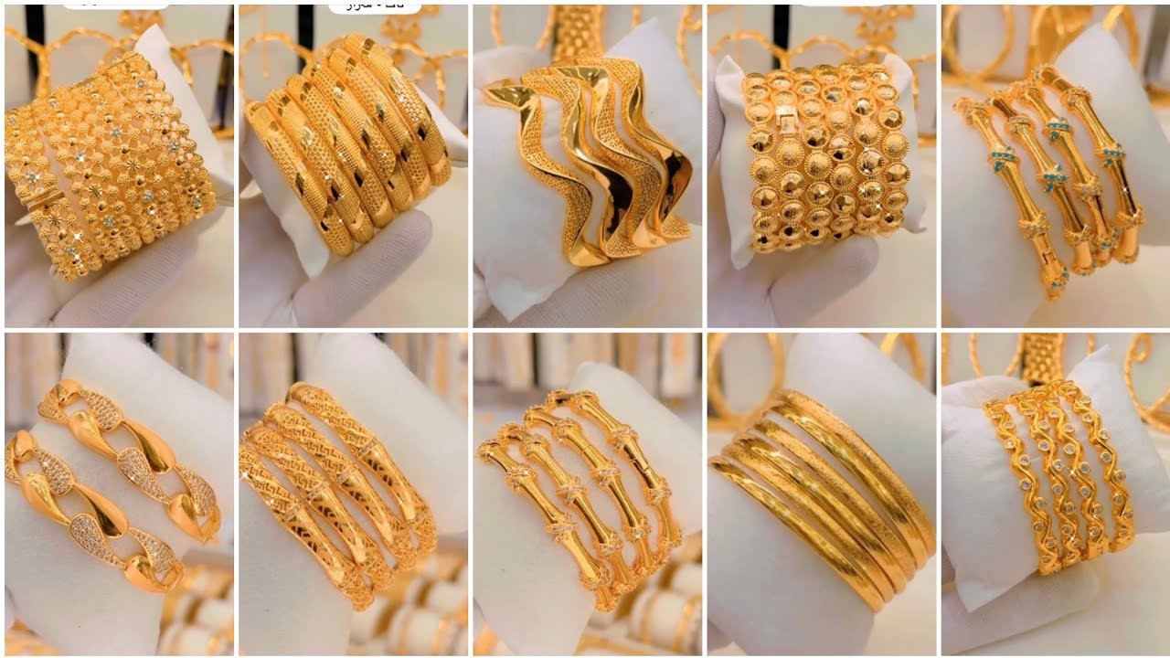 50+ Top Trending Gold Bangles design 2024| New Design Bridal Gold Bangles