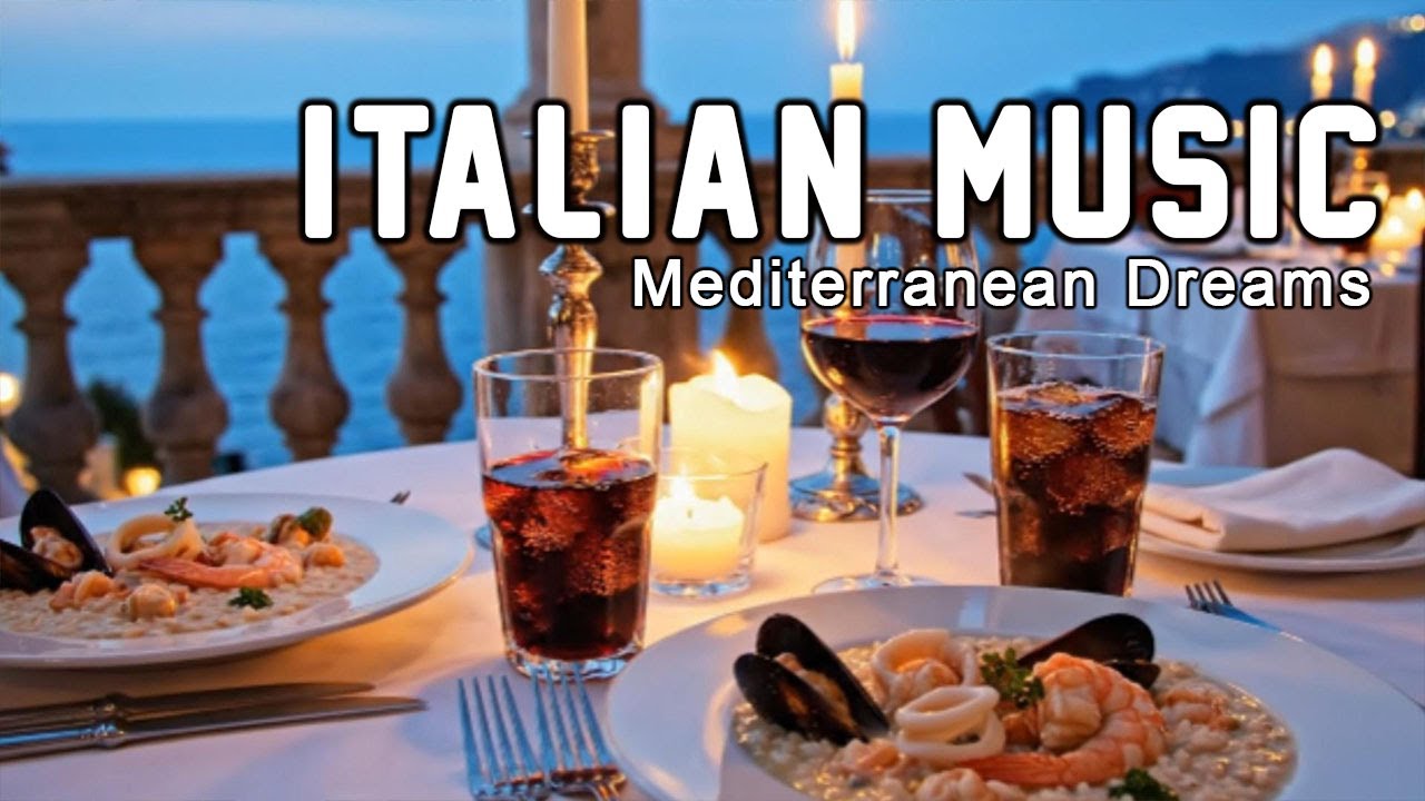 🎶 Italian Vibes & Mediterranean Music 🎶 2+ Hours Scenic Amalfi Coast & Lake Como Relaxation 4K