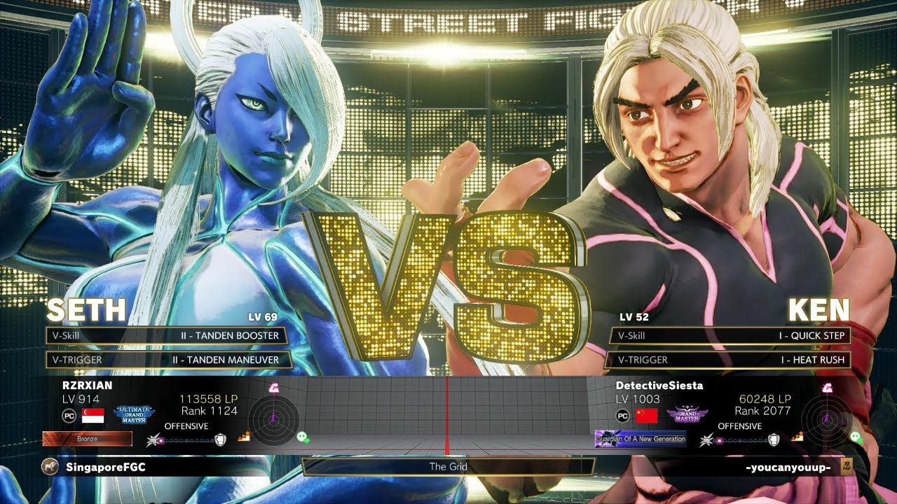 SFV Champion Edition 🔥 Xian (Seth) Vs DetectiveSiesta (Ken) 🔥 Online Match's 01-21-2023