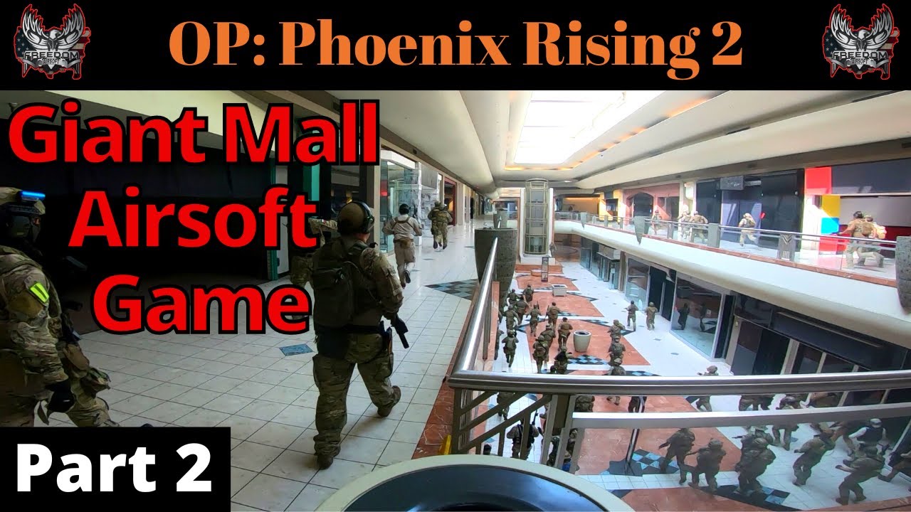 Airsoft Shopping Mall Gameplay: Phoenix Metrocenter, Arizona Part 2/3