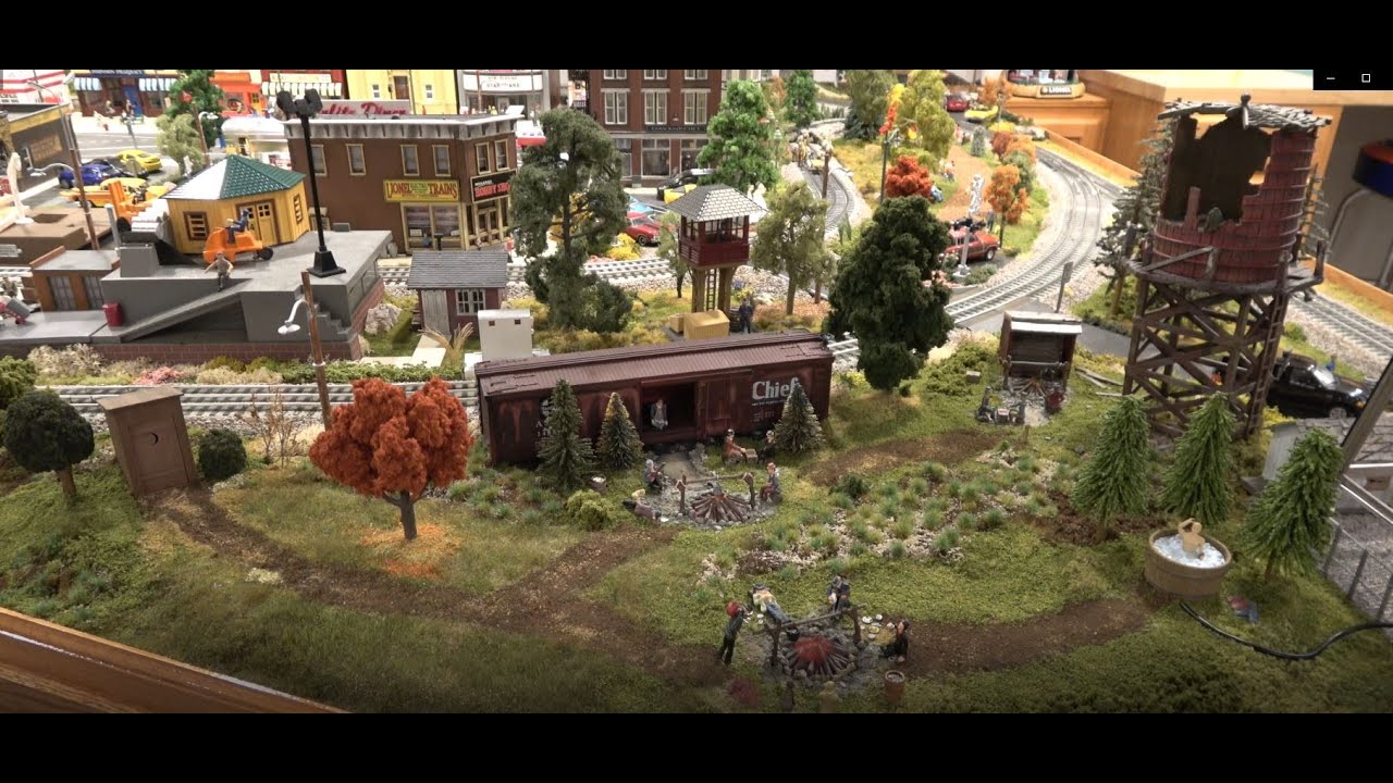 Обновление макета моей O Gauge — Эпизод 5 — Новые сцены, 6 новых рабочих аксессуаров и бродяги!