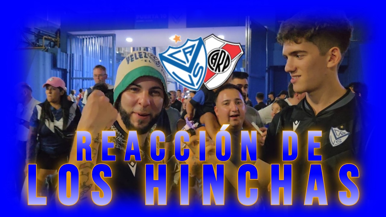 VÉLEZ 1-0 RIVER 🔥 REACCIÓN CON LOS HINCHAS EN LINIERS 🏟️⚽