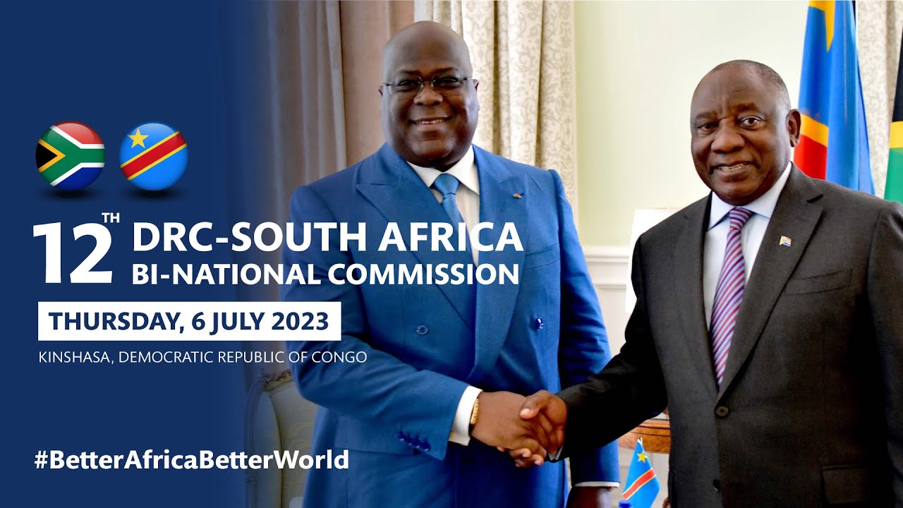 Welcome Ceremony at Palais de la Nation  for the 12th Session of DRC –South Africa BNC