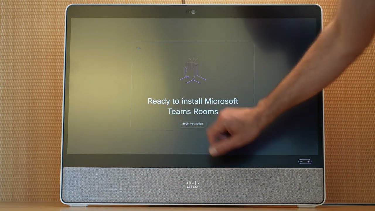 Microsoft Teams Rooms on Cisco DeskPro Installation Experience (BETA)